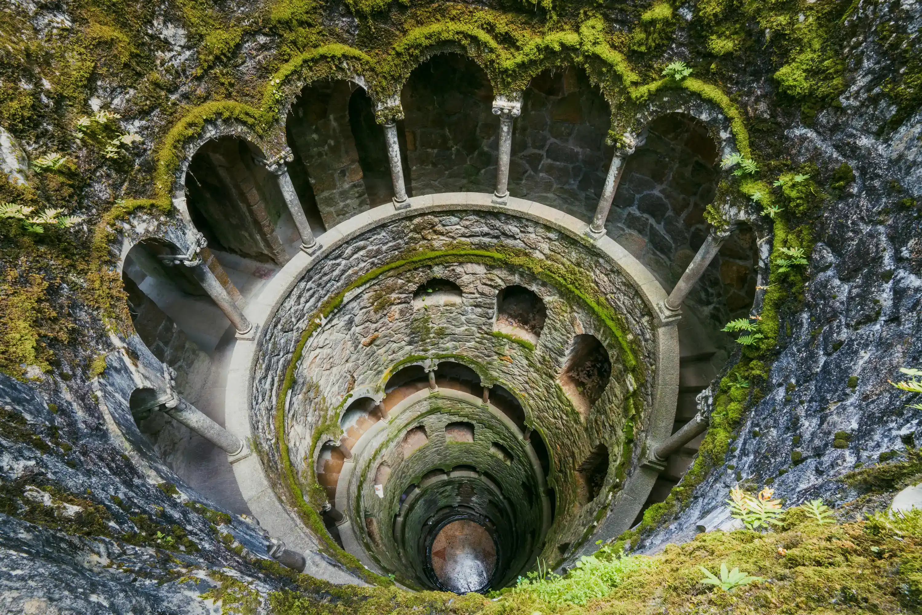 The Initiation Well at Quinta da Regaleira, Sintra